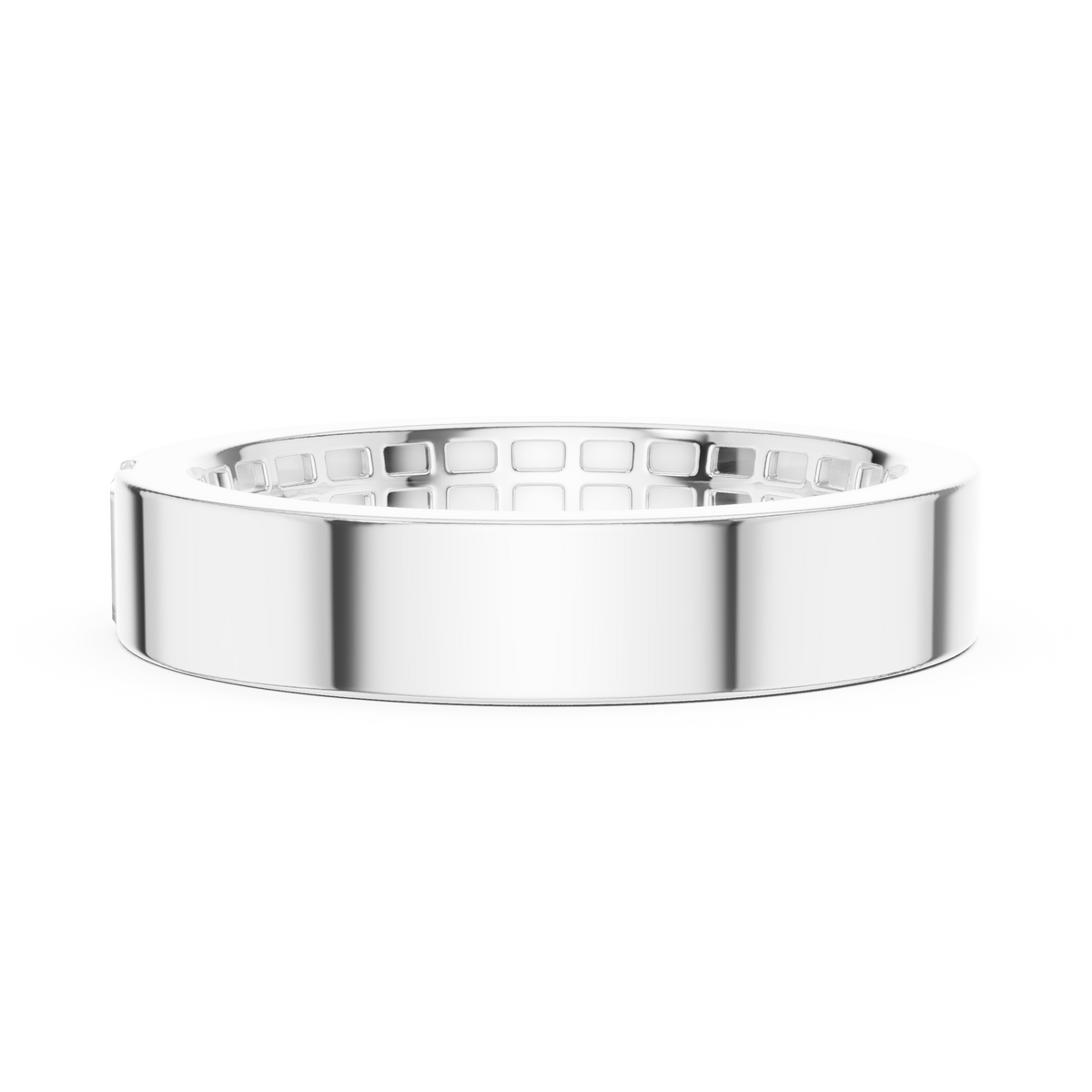 Baguette 10K 14K 18K 22K White Gold