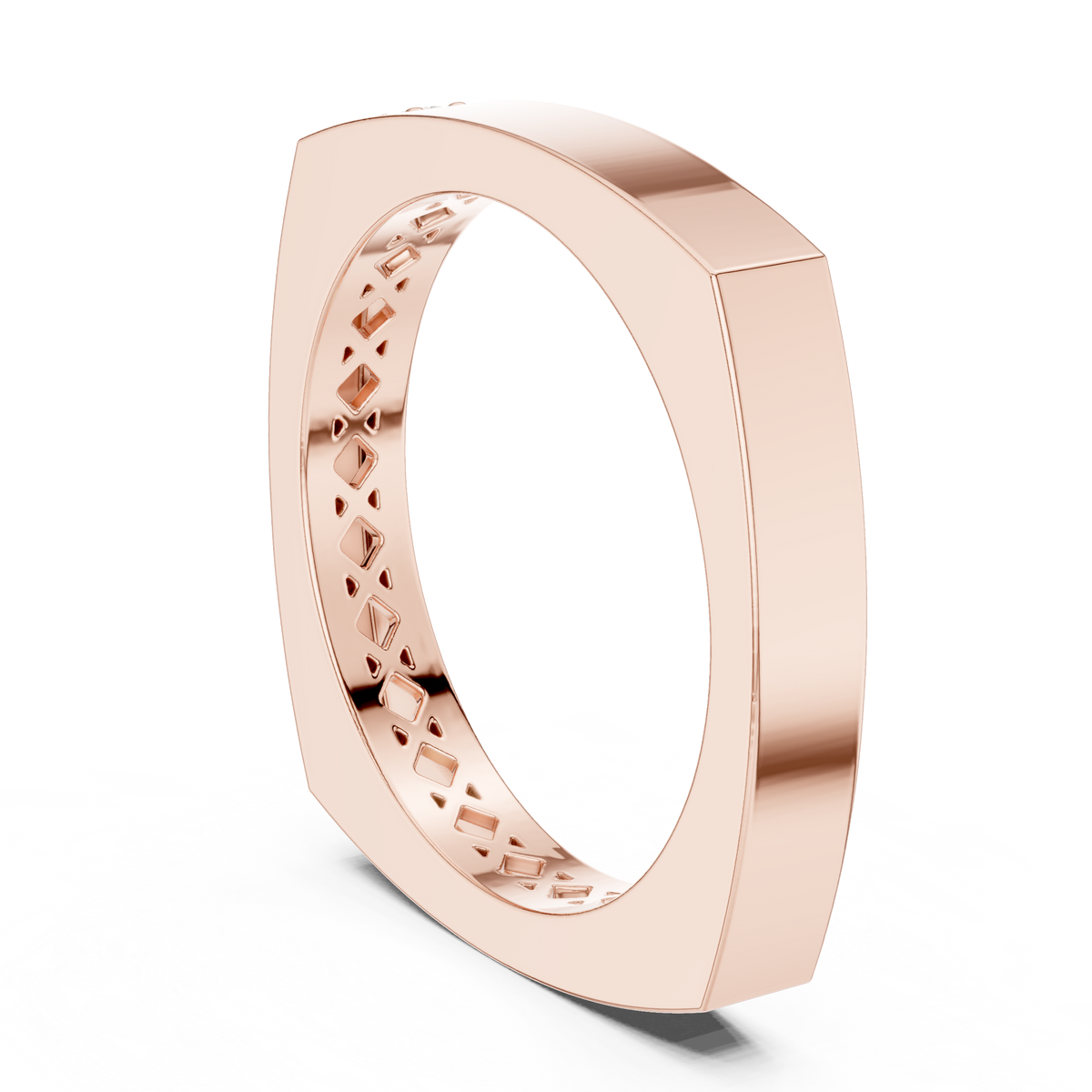 Round 10K 14K 18K 22K Rose Gold