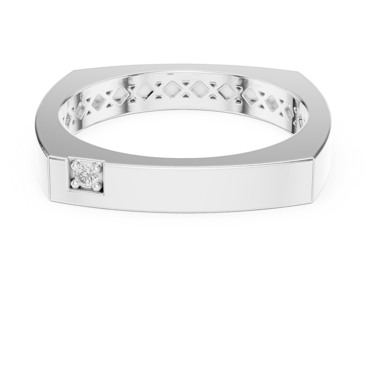 Round 10K 14K 18K 22K White Gold