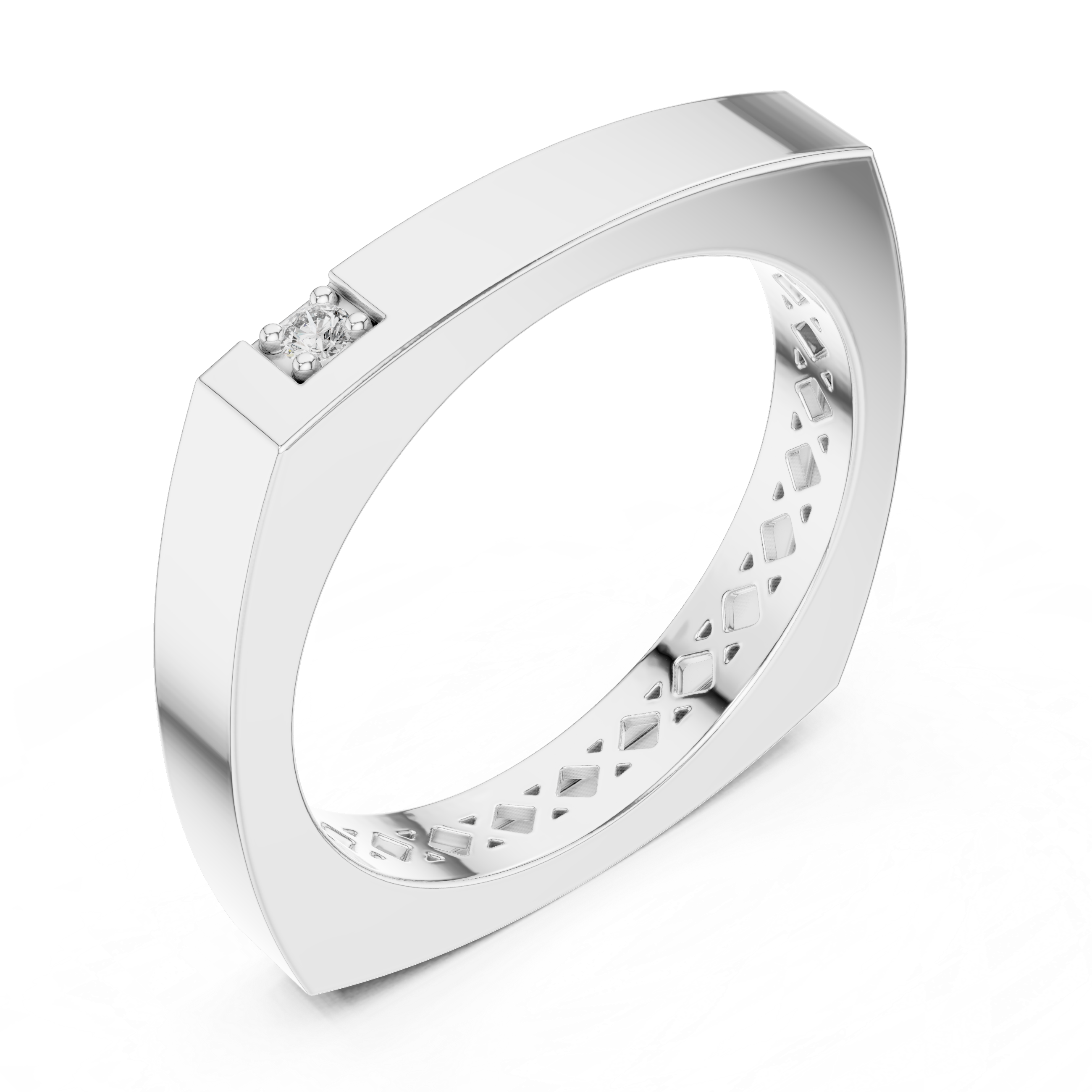Round 10K 14K 18K 22K White Gold
