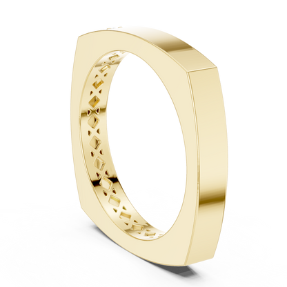 Round 10K 14K 18K 22K Yellow Gold