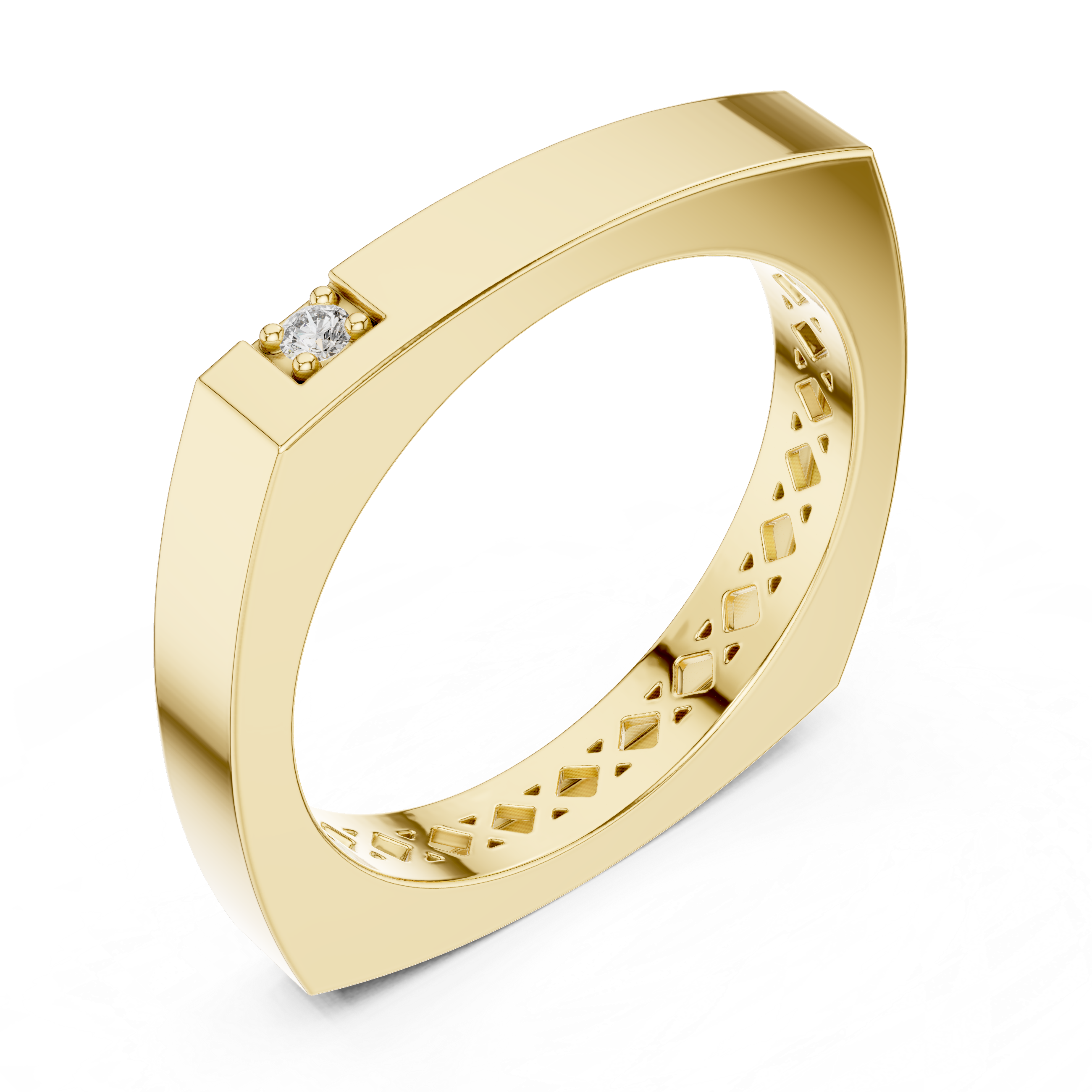 Round 10K 14K 18K 22K Yellow Gold