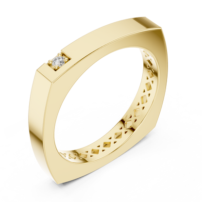 Round 10K 14K 18K 22K Yellow Gold