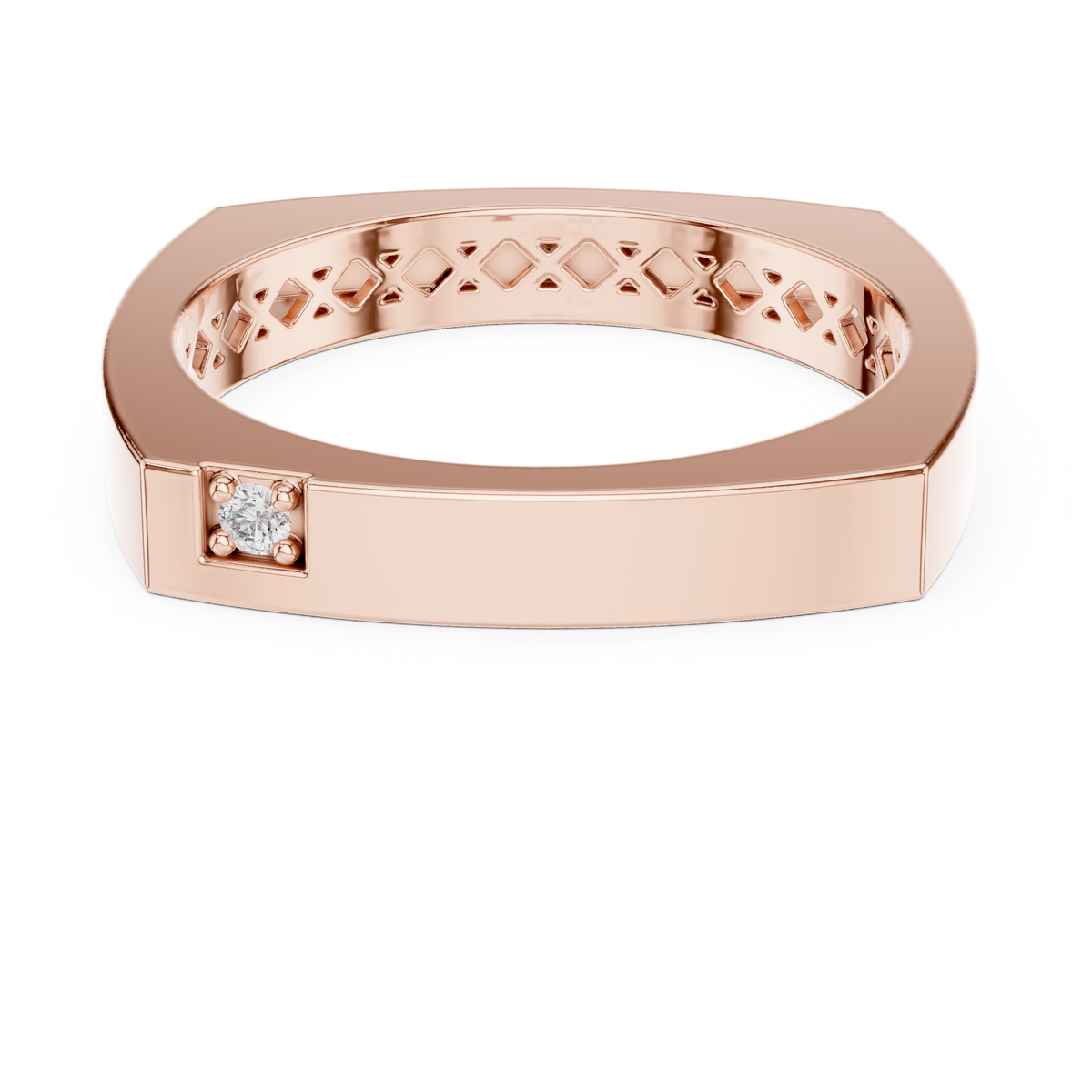 Round 10K 14K 18K 22K Rose Gold