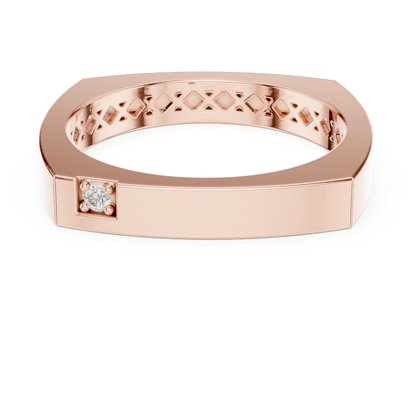 Round 10K 14K 18K 22K Rose Gold