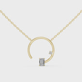 Emerald 10K 14K 18K 22K Yellow Gold